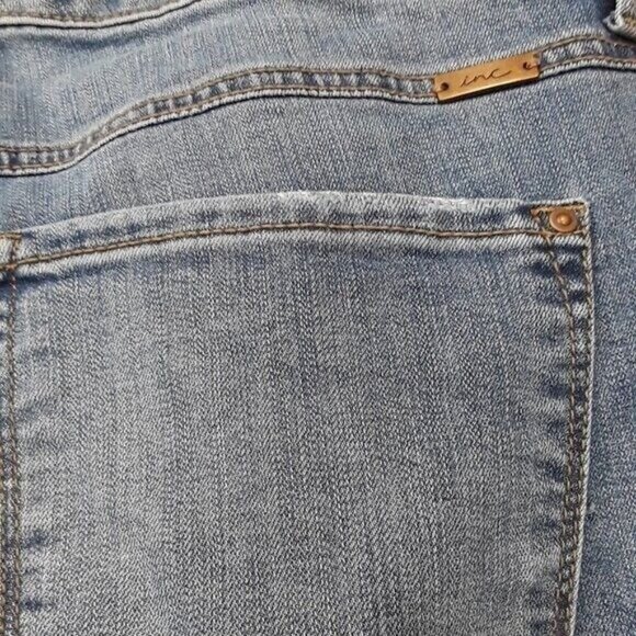 INC International Concepts Womens Flare Leg Jeans Size 8 Blue Denim Regular Fit - Picture 10 of 10